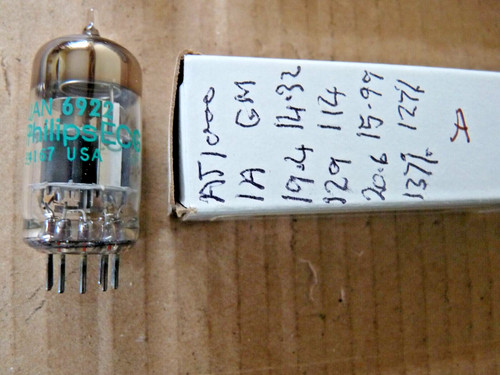 Philips jan 6922 ecc88 date - 6922, a
