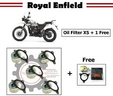 ROYAL ENFIELD "OIL FILTER PACK" OF "5 PCS" WITH 1 PCS "FREE" Himalayan 411