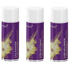 Parweld NDT Kit CLEANER PENETRANT DEVELOPER SPRAY CANS 3 x 300ml
