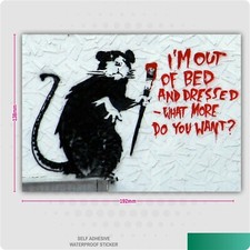 Banksy Rat In Bed Vinyl Self
