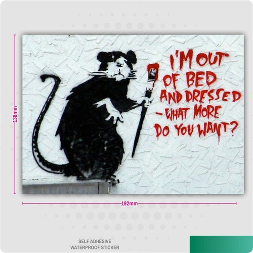 Banksy rat bed - vinyl, self