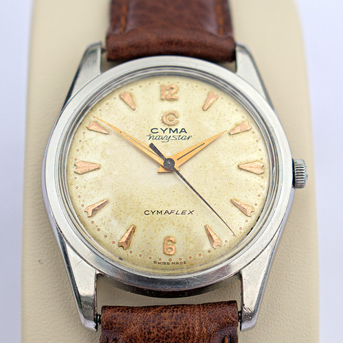 1950s cyma navystar cymaflex - 1950s,