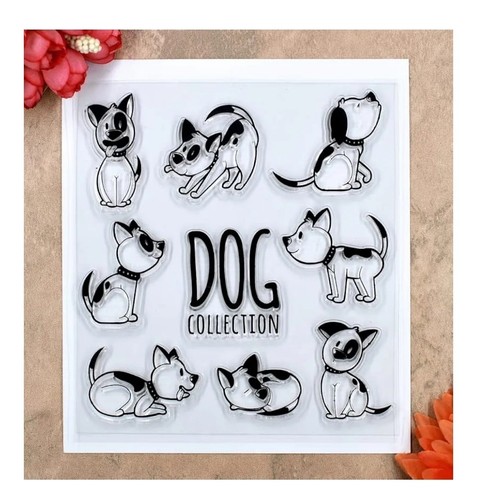 Clear acrylic stamps 14x14cm - acrylic,