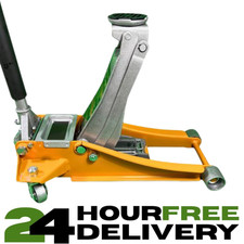 NEW 3T / 3 TON LOW PROFILE TROLLEY JACK, INC 1x SILL & 1x NON-SLIP SADDLE PUCK