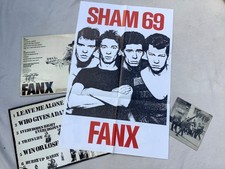 SHAM 69 Job Lot, That's Life , Gatefold with Poster,  Hersham Boys, + Single