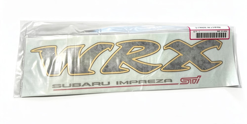Genuine rear boot - genuine, decal