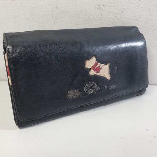 Radley black leather purse - radley,