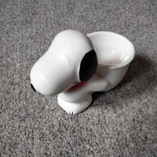 Vintage Snoopy Egg Cup -  Red Scarf - Peanuts Characters Not perfect