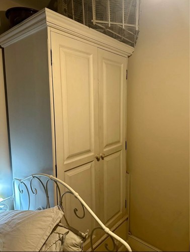 Pine wardrobe draw - pine, double