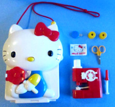 Sanrio Hello Kitty manual sewing machine Popon no Pon 1987 Takara Used