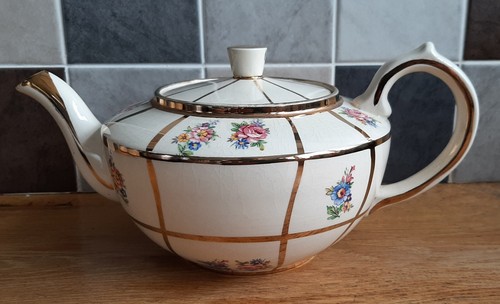 Vintage sudlow cream floral - vintage, sudlow's