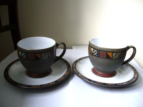 Denby marrakesh tea cups - 2,