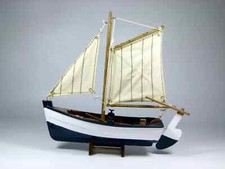 Handmade wooden fishing boat - handmade,