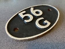 Original Railway Shed Plate. -