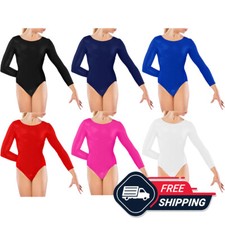 Girls Long Sleeve Leotards