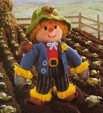 Knitting Pattern Scarecrow Toy