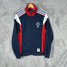 ADIDAS Jacket Mens Medium Blue