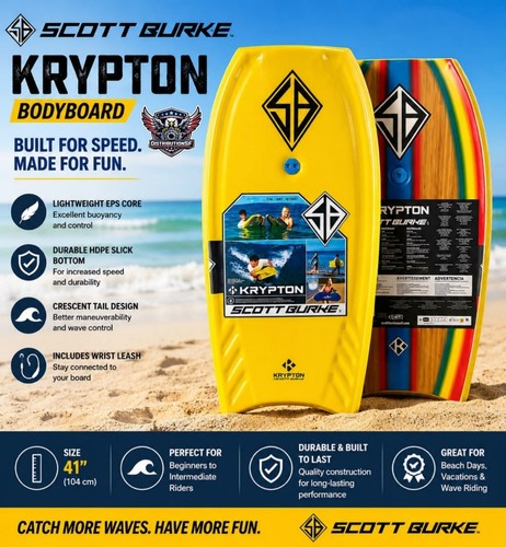 Scott burke krypton bodyboard - krypton,