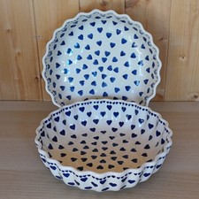 Pair hand made boleslawiec - pair, of