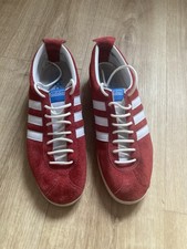 Adidas Originals Gazelle Vintage 413237 - Men's Trainers UK Size 10, Red Suede