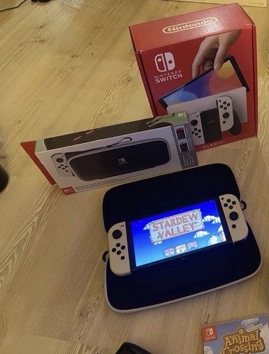 Nintendo switch oled - oled, white