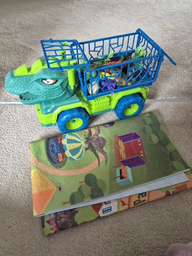 Dinosaur toy truck with - dinosaur,