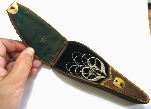 Victorian leather case 4 - leather, &