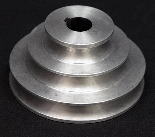 Aluminium pulley step v - aluminium,