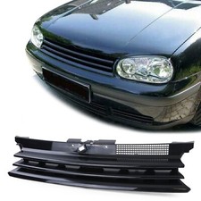 Black debadged front bonnet - black,