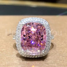 6ct Radiant Simulated Pink
