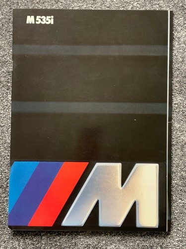 Bmw m535i sales brochure - bmw,