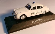 Atlas Editions 1/43 -  Jaguar Mk.II - Bedfordshire Police - Unboxed