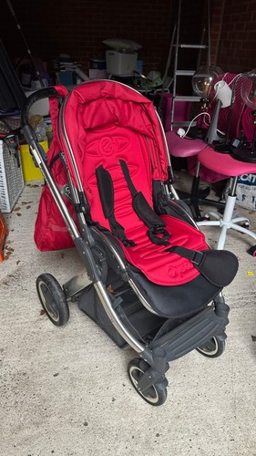 Oyster baby pushchair red - oyster, 2