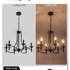 6 Light Farmhouse Chandelier