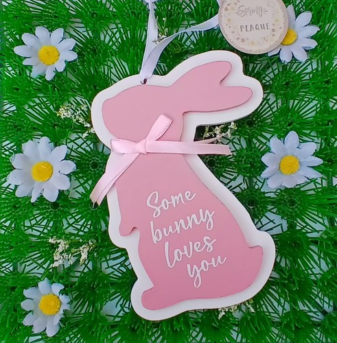 Wooden hanging sign decor - wooden,