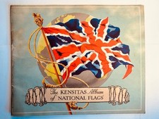 Rare Vintage Kensitas Silk Album Of National Flags 1934