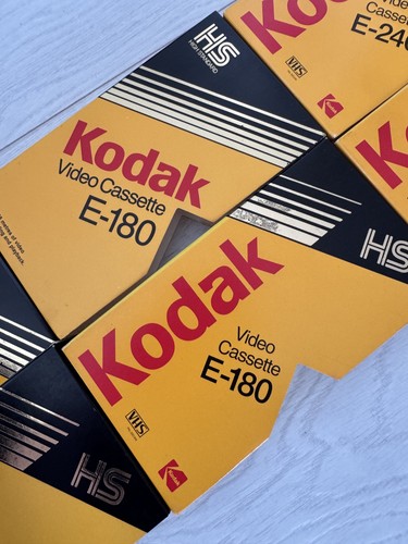 Kodak vhs video cassette - video,