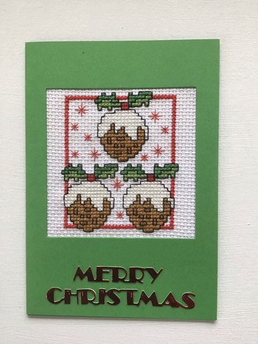 Completed christmas cross - christmas,