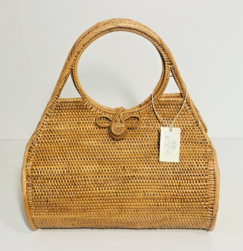 Top handle handcrafted rattan - handle,