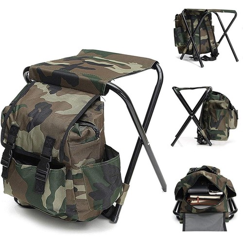 Tackle stool with - tackle, backpack