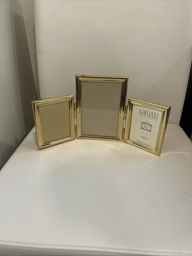 Mcm vintage brass tri - vintage, fold