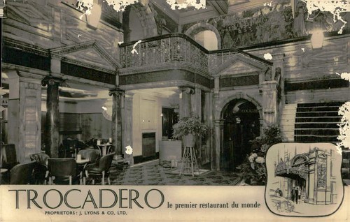 Vintage trocadero restaurant - vintage,