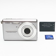 Casio Exilim EX-Z75 7.2MP Digital Camera  3x Zoom Silver Tested