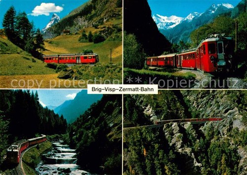 Railway brig visp zermatt - railway,