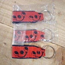 Genuine Henry Hoover Vacuum Key Fob X3 Keyring Hetty Fabric Metal FREE POSTAGE