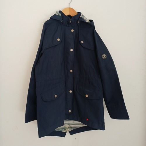 Barbour kids jacket coat navy - barbour,