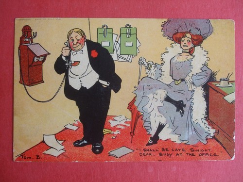 Tom browne comic man having - browne,