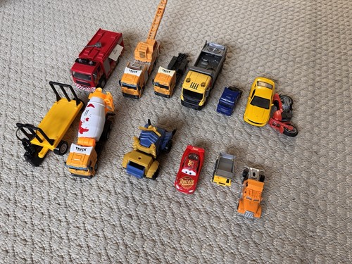Toy cars and trucks bundle - and,