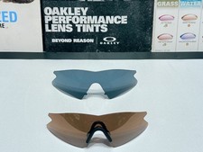 Oakley M Frame Sweep GOLD Iridium + Bonus (FREE) Black Iridium / Well Used Cond
