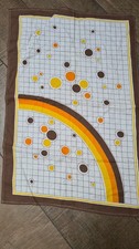 Vintage 1970s cotton tea towel